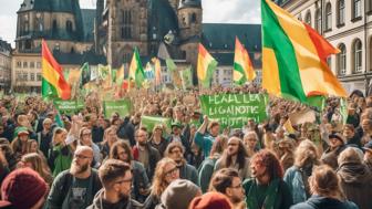 Demonstration Halle heute: Gemeinsam für legale Cannabisrechte in der Stadt