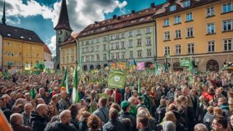 Große Demo in Annaberg heute live: Protest für Cannabis-Reformen im Erzgebirge